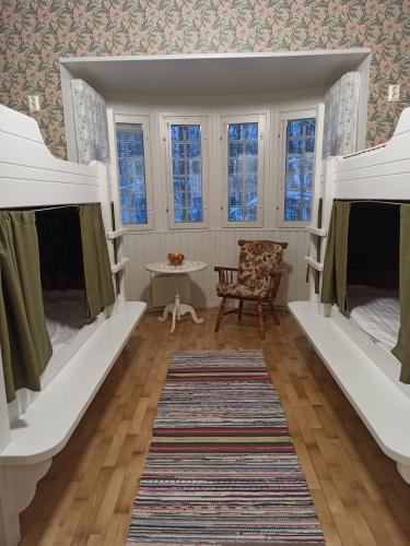 Posezení v ubytování Nuorisokeskus Villa Elba