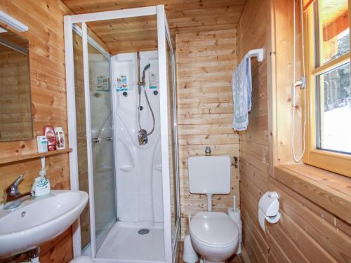 Koupelna v ubytování Chalet Willegger by Interhome