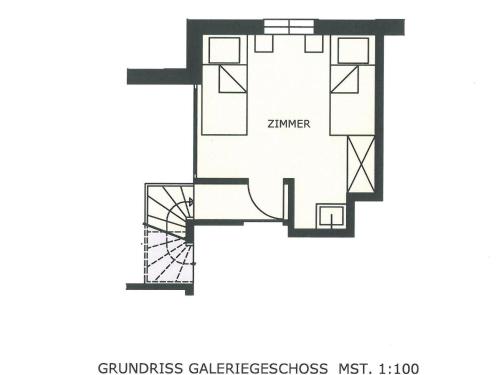 Plantegningen på Apartment Haus Bergsonne by Interhome