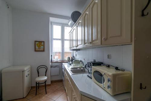 Kuchyňa alebo kuchynka v ubytovaní Apartament nad Wysła