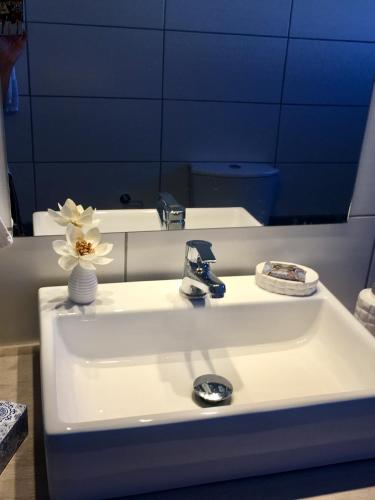 Ένα μπάνιο στο Filippos Apartments