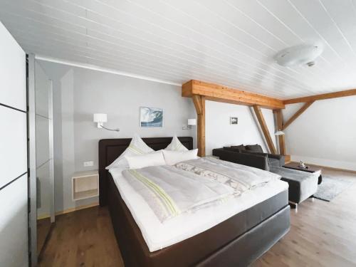 Katil atau katil-katil dalam bilik di Gästezimmer & Appartement Elskop