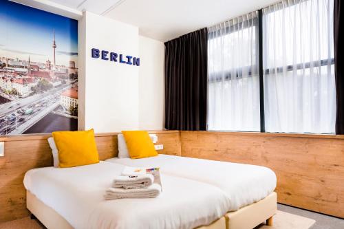 Katil atau katil-katil dalam bilik di Citiez Hotel Amsterdam