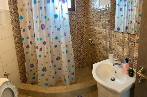 Ett badrum på Casa Loredana