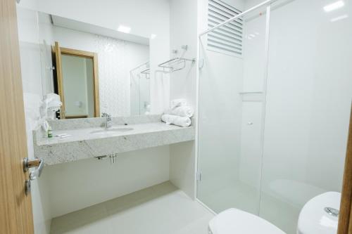 Koupelna v ubytování CALLAI HOTEL