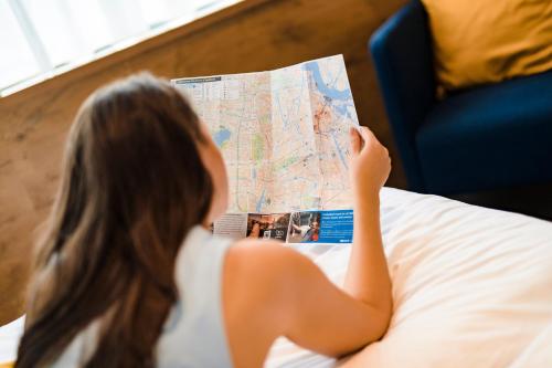 Katil atau katil-katil dalam bilik di Citiez Hotel Amsterdam