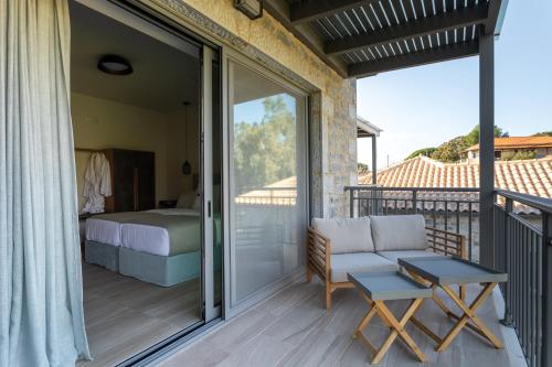Ban công/sân hiên tại Linari Villas