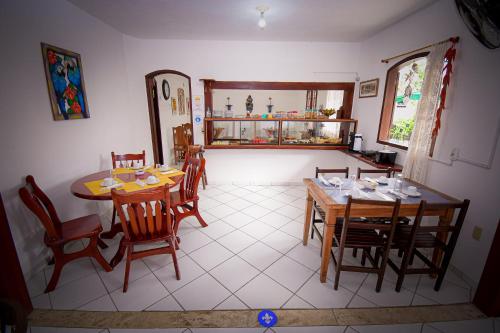 Køkken eller tekøkken på Magnu´s Pousada