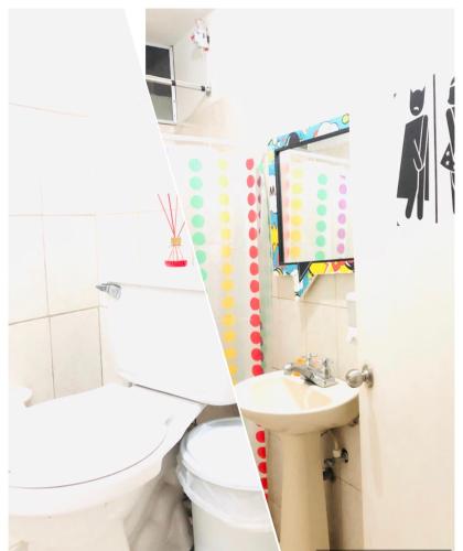 Un baño de Casa Egos Pop Laureles