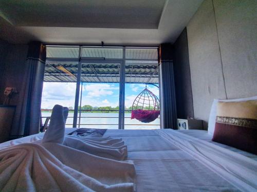 Postel nebo postele na pokoji v ubytování Dreampark resort