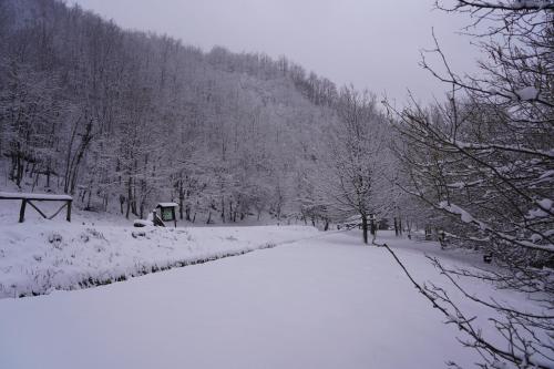 Mulino delle Cortine v zimě