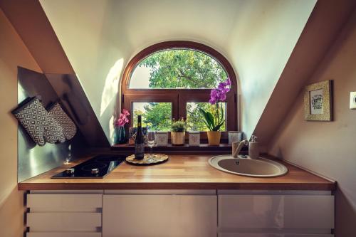 A kitchen or kitchenette at Panorama Home