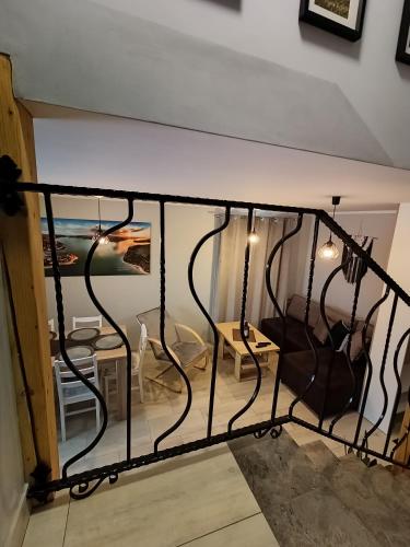 Χώρος καθιστικού στο Apartament Karpetówka