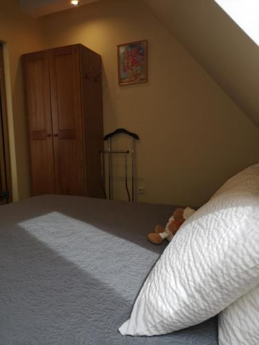 Postel nebo postele na pokoji v ubytování Hotel Senlīči