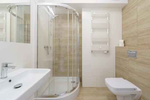 Koupelna v ubytování Apartamenty Nadmorska 104 Sunset Resort