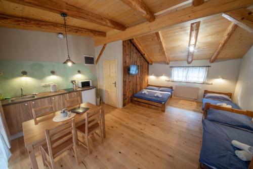 Una cama o camas en una habitación de Apartment Ve Mlýně