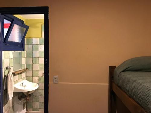 Koupelna v ubytování Hostel Casagrande