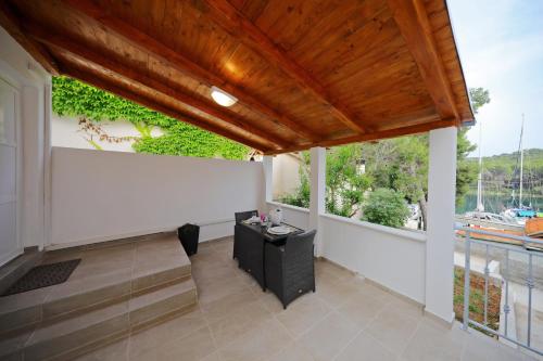 Μπαλκόνι ή βεράντα στο Apartman Luka