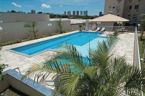 Kolam renang di atau dekat dengan Apartamento Família em bairro nobre de Cuiabá!