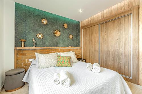 Кровать или кровати в номере Luxury 3 bedroom Perla Del Mar