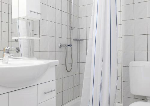 Bilik mandi di Studios in Osnabrück - Iburger Str
