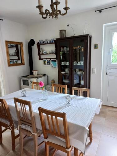 Η κουζίνα ή μικρή κουζίνα στο Haus mit mediterranem Flair