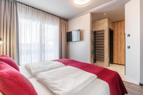 
Ein Bett oder Betten in einem Zimmer der Unterkunft Hotel Astrid
