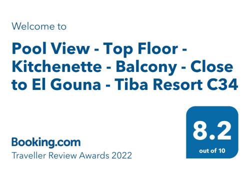a screenshot of the tool view top floor refrigerator bakery close to egil gula at Pool View Near El Gouna With Top Floor Balcony & Kitchen - 2 x Large Pools - European Standards - Tiba Resort C34 in Hurghada