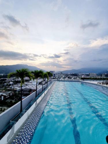 La alberca dentro o cerca de Apartamento LONDRES 305 Edificio Torres de Barlovento Ibagué