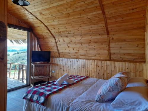 Postel nebo postele na pokoji v ubytování BluGlamp PlayaBlanca