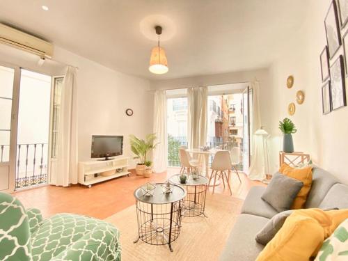 A television and/or entertainment centre at SuperB Apartment in downtown of Sevilla ,parking optional, Top !!
