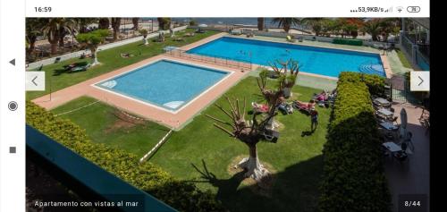 La alberca dentro o cerca de COMODORO Magnífico apartamento en la playa