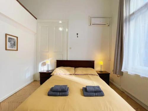 Postel nebo postele na pokoji v ubytování A10-Budapest Center Aparthotel