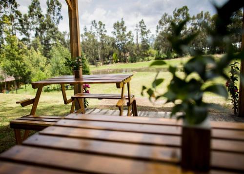 Κήπος έξω από το Palumbo Glamping & Villas