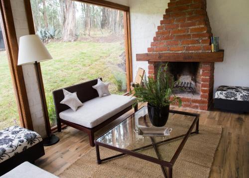 Χώρος καθιστικού στο Palumbo Glamping & Villas