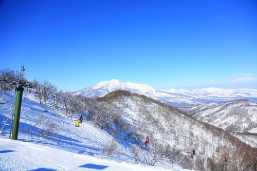 五岳庵 durante el invierno
