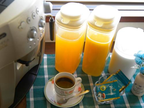 Kaffe- og tefaciliteter på Hotel Pearl City Hachinohe