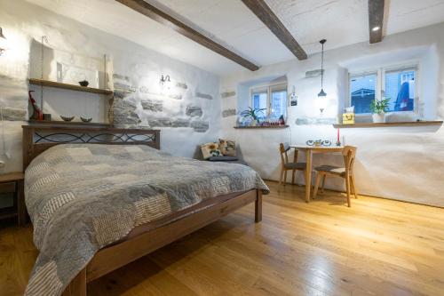 מיטה או מיטות בחדר ב-Like Home Apartments Salme 31
