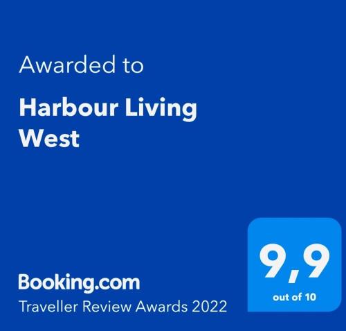 Certificat, récompense, panneau ou autre document affiché dans l'établissement Harbour Living West