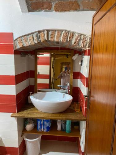 Koupelna v ubytování Capraia isola