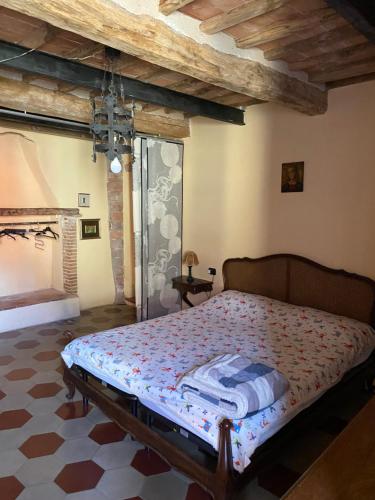 Postel nebo postele na pokoji v ubytování Capraia isola