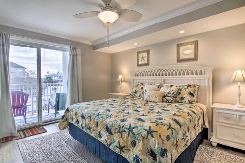 Postel nebo postele na pokoji v ubytování Ocean City Condo Spacious Balcony, Walk to Beach!