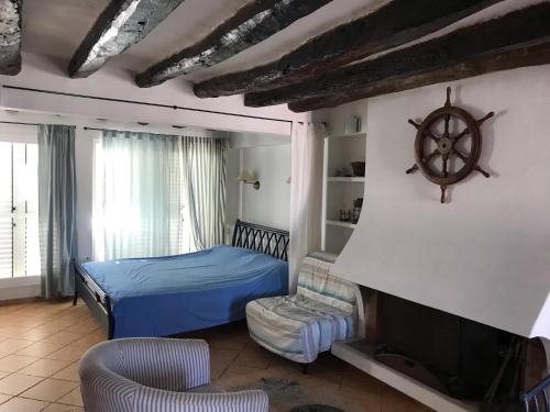 A bed or beds in a room at Mirador de la Virgen Ático con terraza y estudio sin terraza