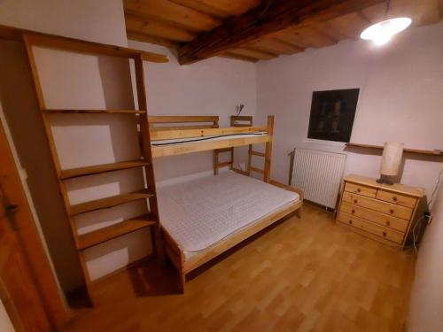 Postel nebo postele na pokoji v ubytování Chalupa U Kurišky