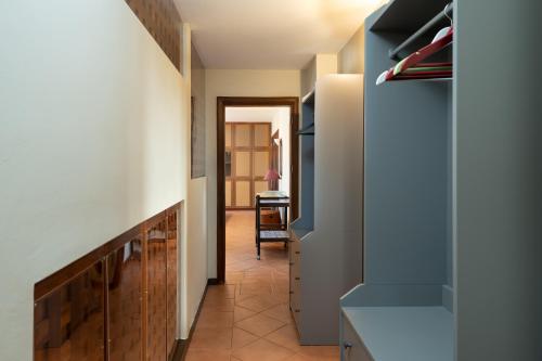 a hallway with a staircase leading to a room at Holiday villa in elite residential area of Faro in Faro