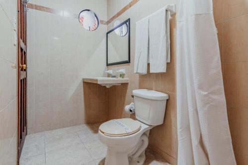 Koupelna v ubytování Hotel Santa María Mérida