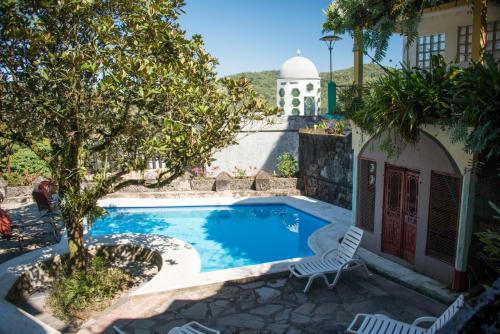 Swimming pool sa o malapit sa Posada El Castillo xilitla