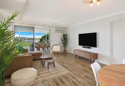 Μια τηλεόραση ή/και κέντρο ψυχαγωγίας στο Horton Apartments
