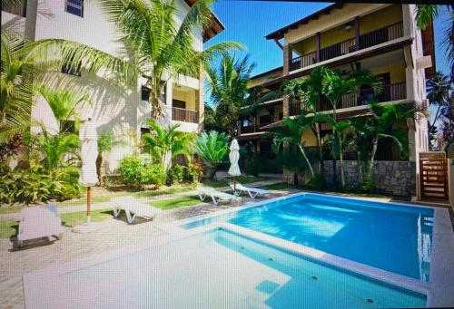 Swimming pool sa o malapit sa Las Terrenas beachfront 2 bedrooms condo with pool