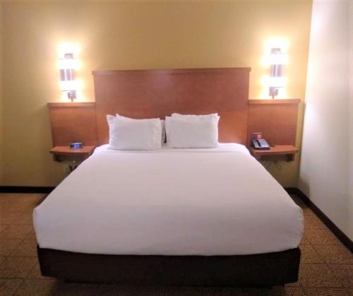 Ένα ή περισσότερα κρεβάτια σε δωμάτιο στο Hyatt Place Des Moines Downtown